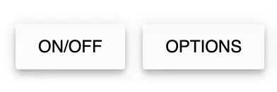 Rectangle Buttons that are visible with a border and drop shadow