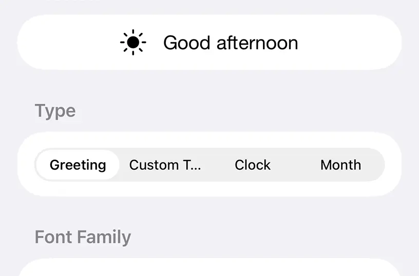 Date Today Customizable Greeting text