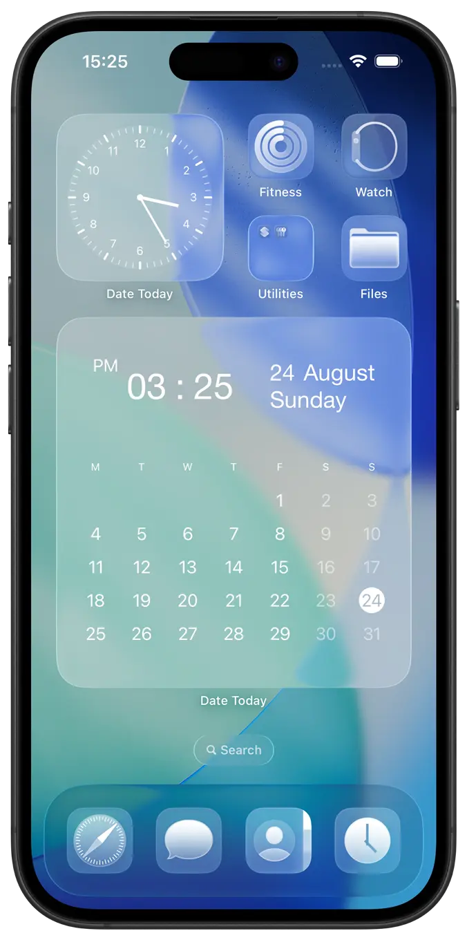 Date Today app on iPhone