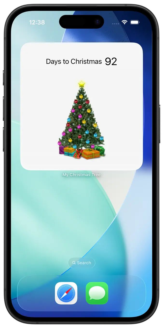 My Christmas Tree Large Widget