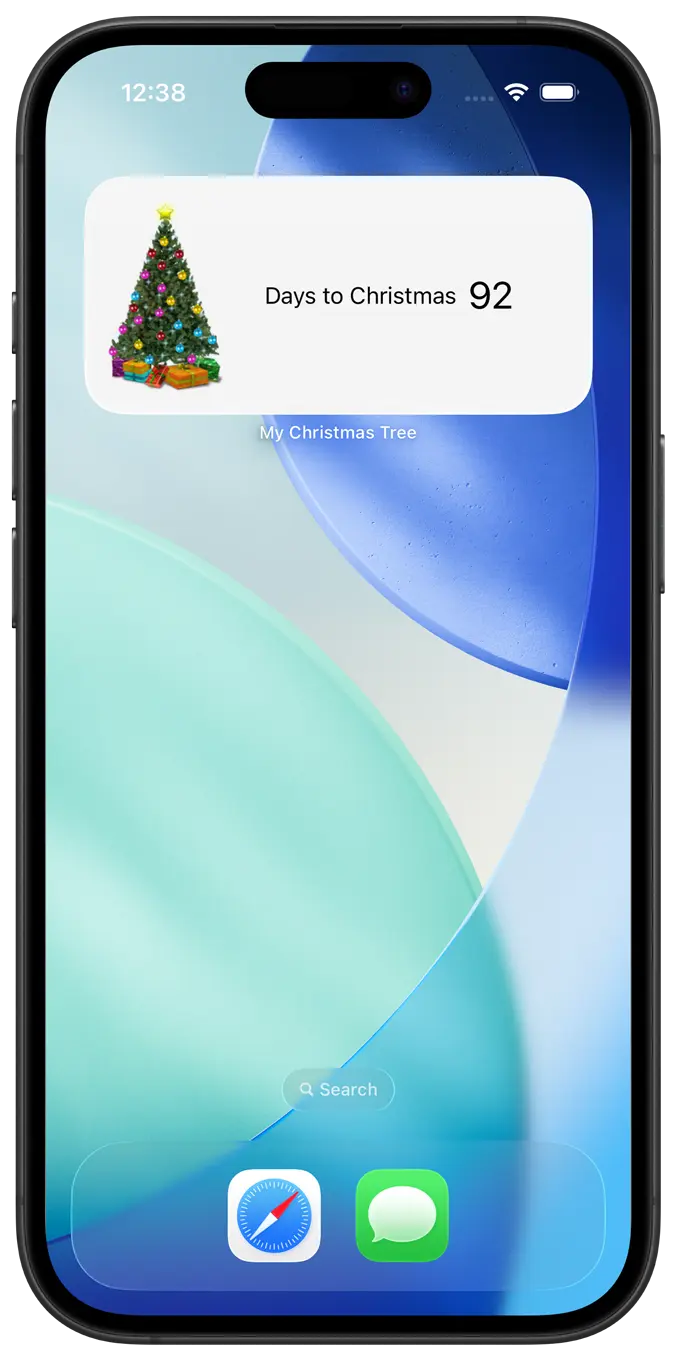 My Christmas Tree Medium Widget