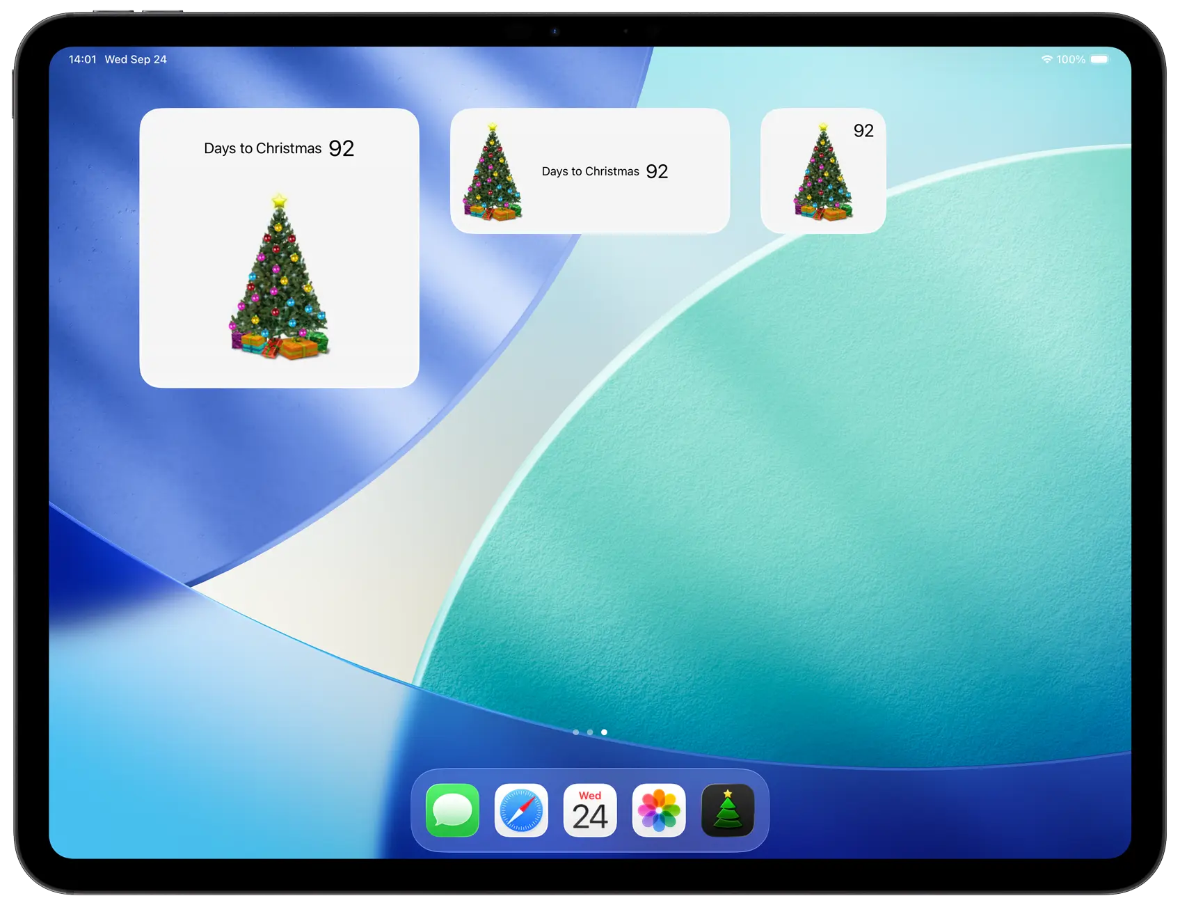 My Christmas Tree on iPad Pro
