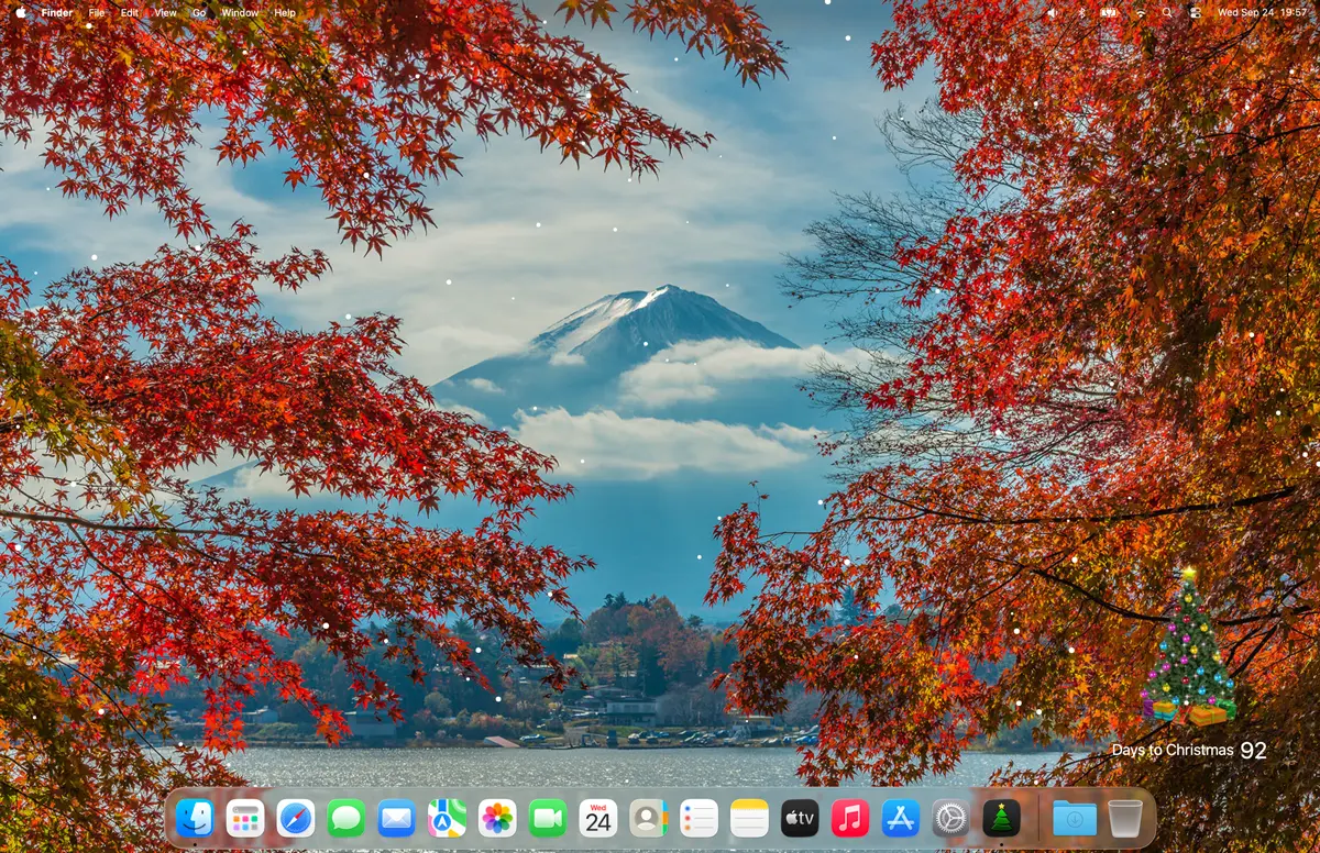 Let it snow on your desktop screen