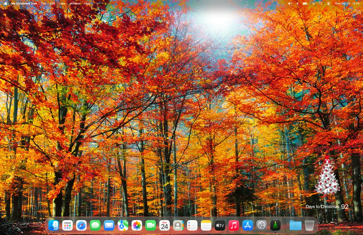 My Christmas Tree with snow version tree