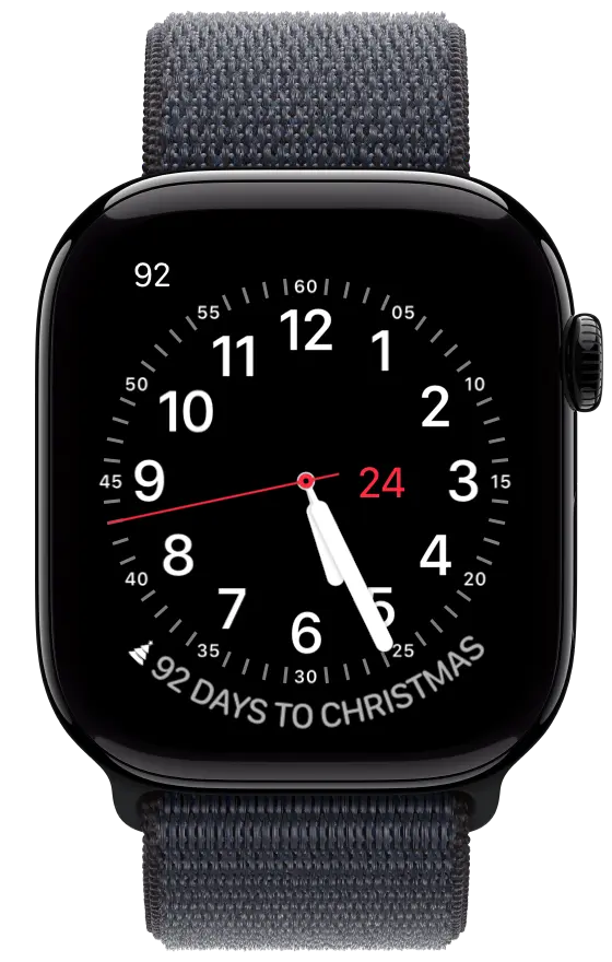 My Christmas Tree app on Apple Watch