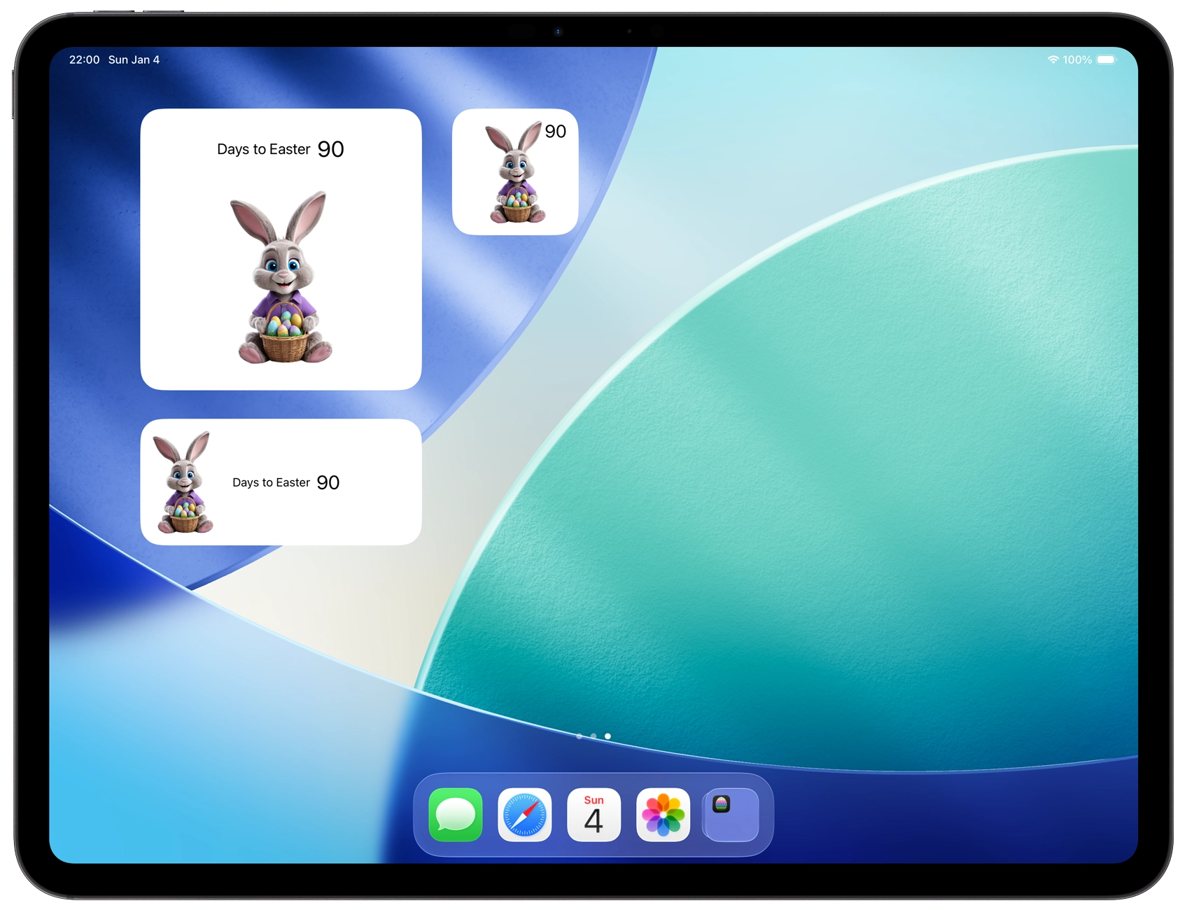 My Easter Bunny Light Mode widgets