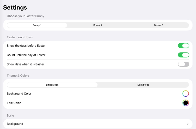 My Easter Bunny app
