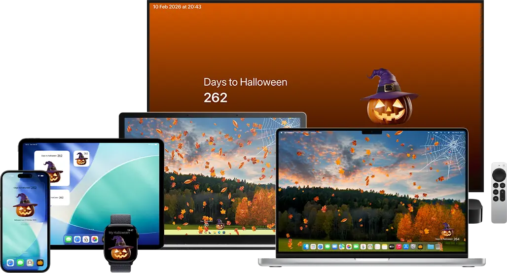 My Halloween app on all devices