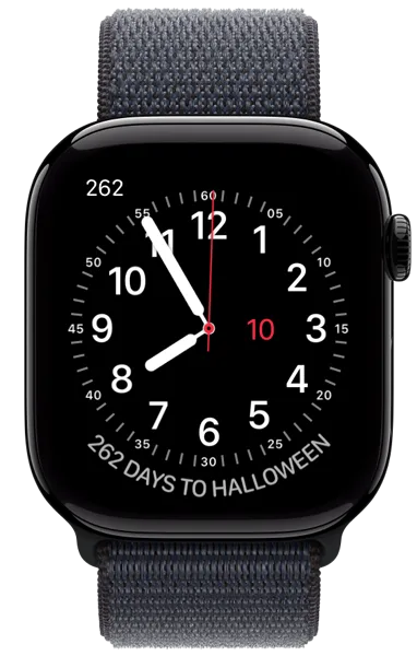 My Halloween app on Apple Watch